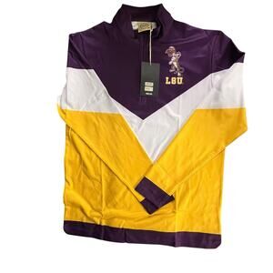 LSU Tigers 19Nine Dunking Tiger Basketball 92' Shooting Shirt M 1/4 Zip Pullover